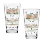 16oz Arkansas Razorbacks 2-Pack Pint Set by Laura Wilcox