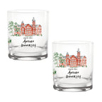 14oz Auburn Tigers Laura Wilcox University Collection 2-Pack Glass Set