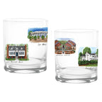 14oz Clemson Tigers Laura Wilcox University Collection 2-Pack Glass Set