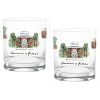 14oz Florida Gators Laura Wilcox University Collection 2-Pack Glass Set