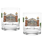 14oz Michigan Wolverines Laura Wilcox University Collection 2-Pack Glass Set