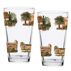16oz Tennessee Volunteers 2-Pack Pint Set by Laura Wilcox