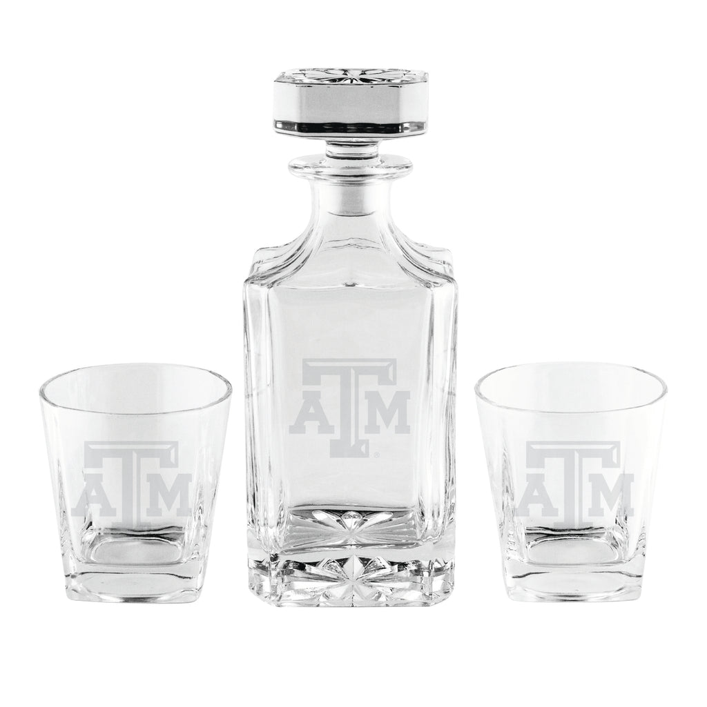 Texas A&M Aggies 3-piece Decanter Set