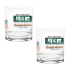 14oz Michigan State Spartans Laura Wilcox University Collection 2-Pack Glass Set