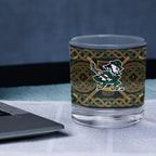 Set of 4 Notre Dame Fighting Irish Celtic Hockey Leprechaun 14oz Rocks Glasses