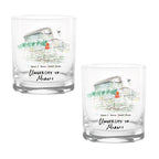 14oz Miami Hurricanes Laura Wilcox University Collection 2-Pack Glass Set