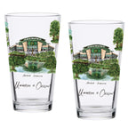 16oz Oregon Ducks 2-Pack Pint Set by Laura Wilcox