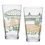 Set of 2 Baylor Bears Campus Line Art 16oz Pints
