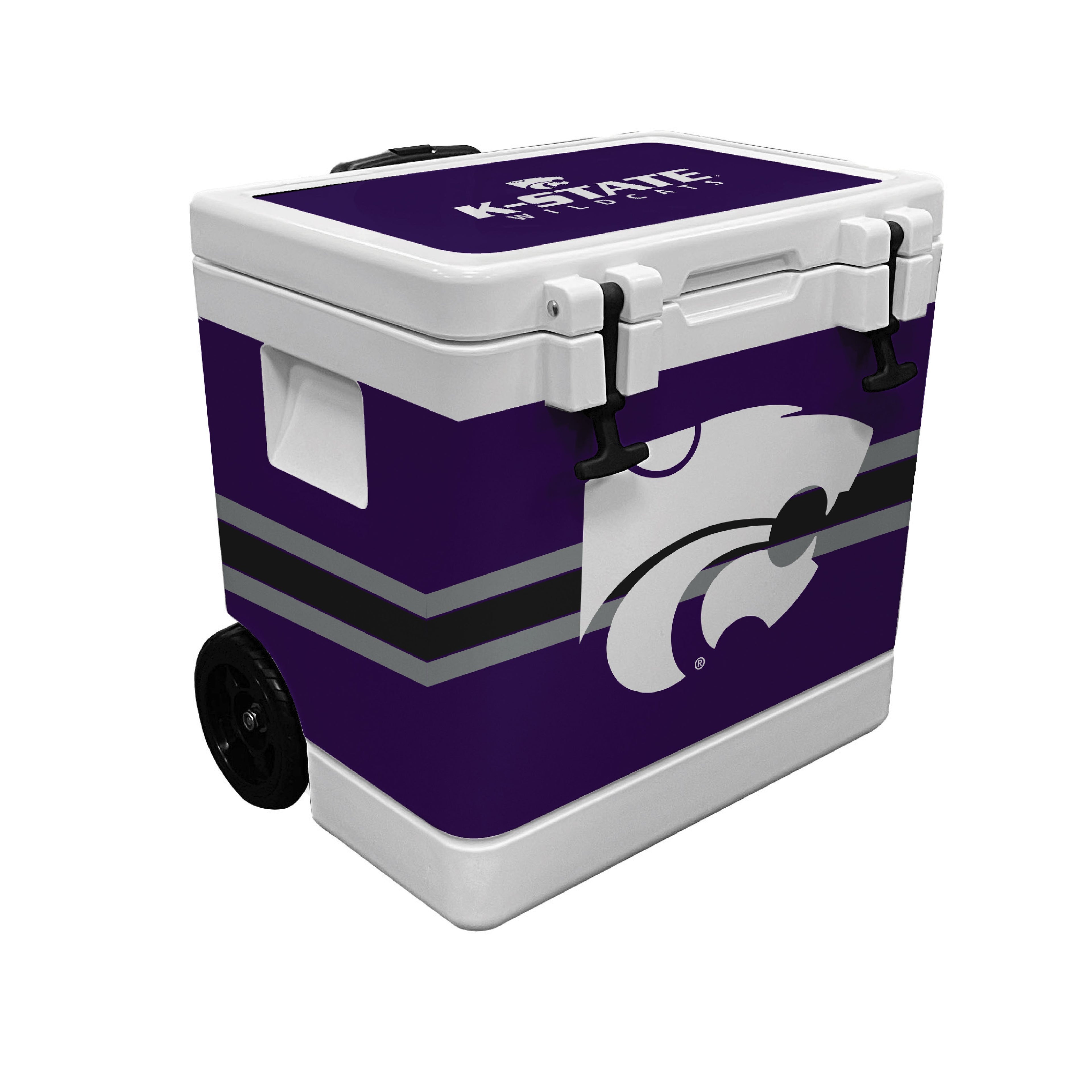 37qt Kansas State Wildcats Rotomolded Wheeled Cooler