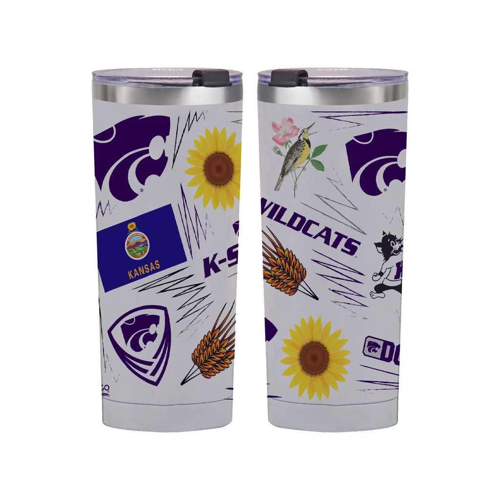 K-State Wildcats 24oz Local Stainless Steel Tumbler
