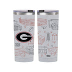 Georgia Bulldogs 24oz Campus Line Art Tumbler
