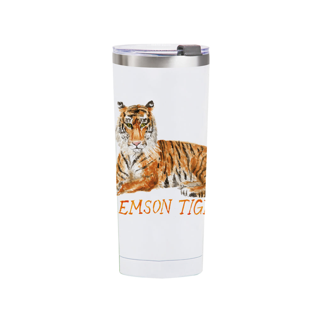 Clemson Tigers Mascot by Laura Wilcox 24oz Stainless Steel Tumbler