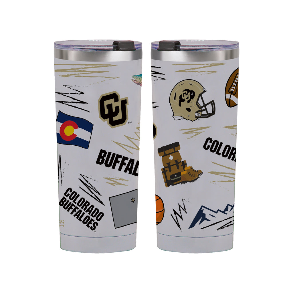 Colorado Buffaloes 24oz Local Stainless Steel Tumbler