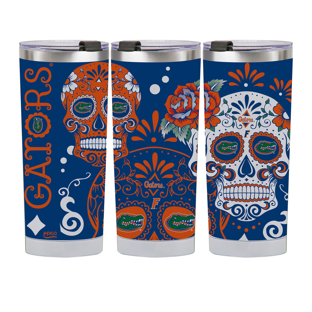 Florida Gators 24oz Dia de los Muertos Tumbler