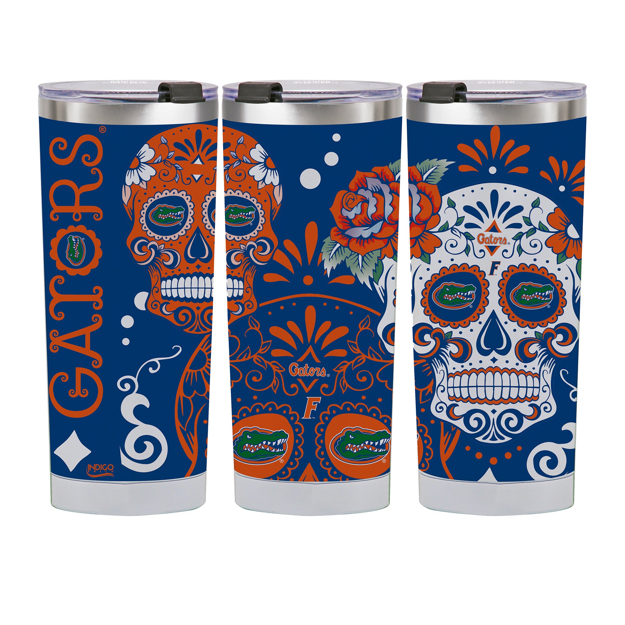 Florida Gators 24oz Dia de los Muertos Tumbler