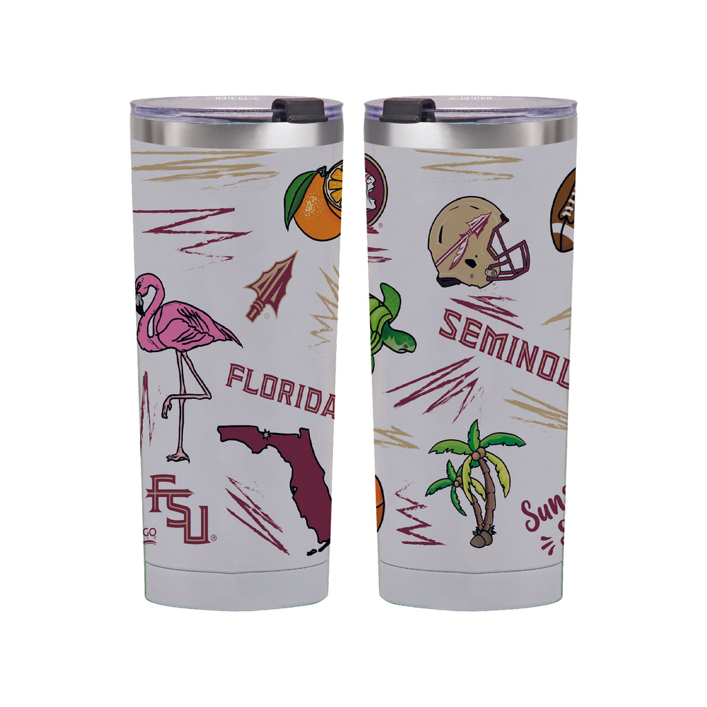 Florida State Seminoles 24oz Local Stainless Steel Tumbler