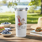 Florida State Seminoles Mascot by Laura Wilcox 24oz Stainless Steel Tumbler