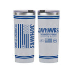 Kansas Jayhawks 24oz OHT flag tumbler 