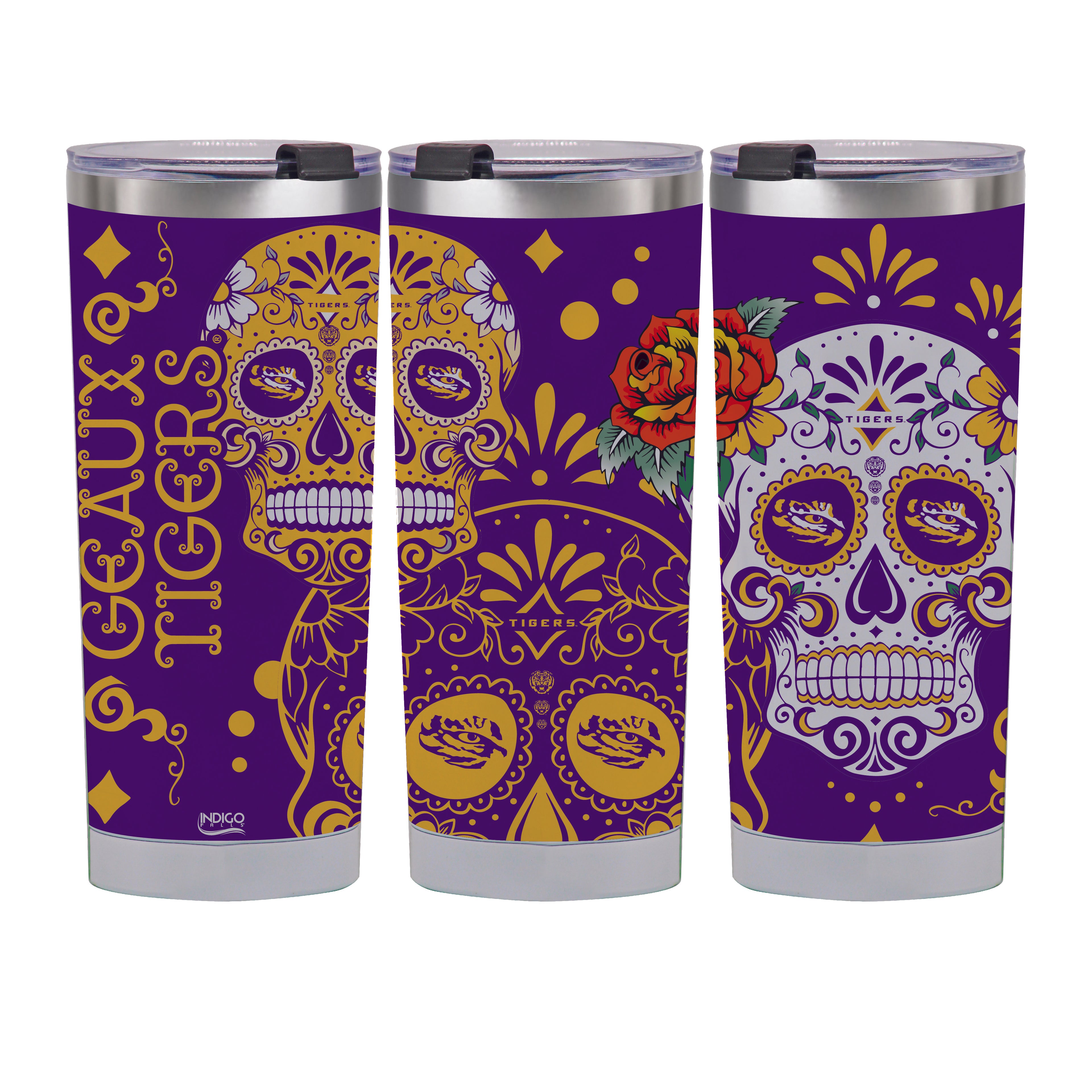 24 oz LSU Dia de los Muertos