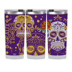 LSU Tigers 24oz Dia de los Muertos Tumbler