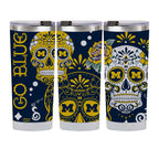 Michigan Wolverines 24oz Dia de los Muertos Tumbler