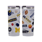 Michigan Wolverines 24oz Local Stainless Steel Tumbler