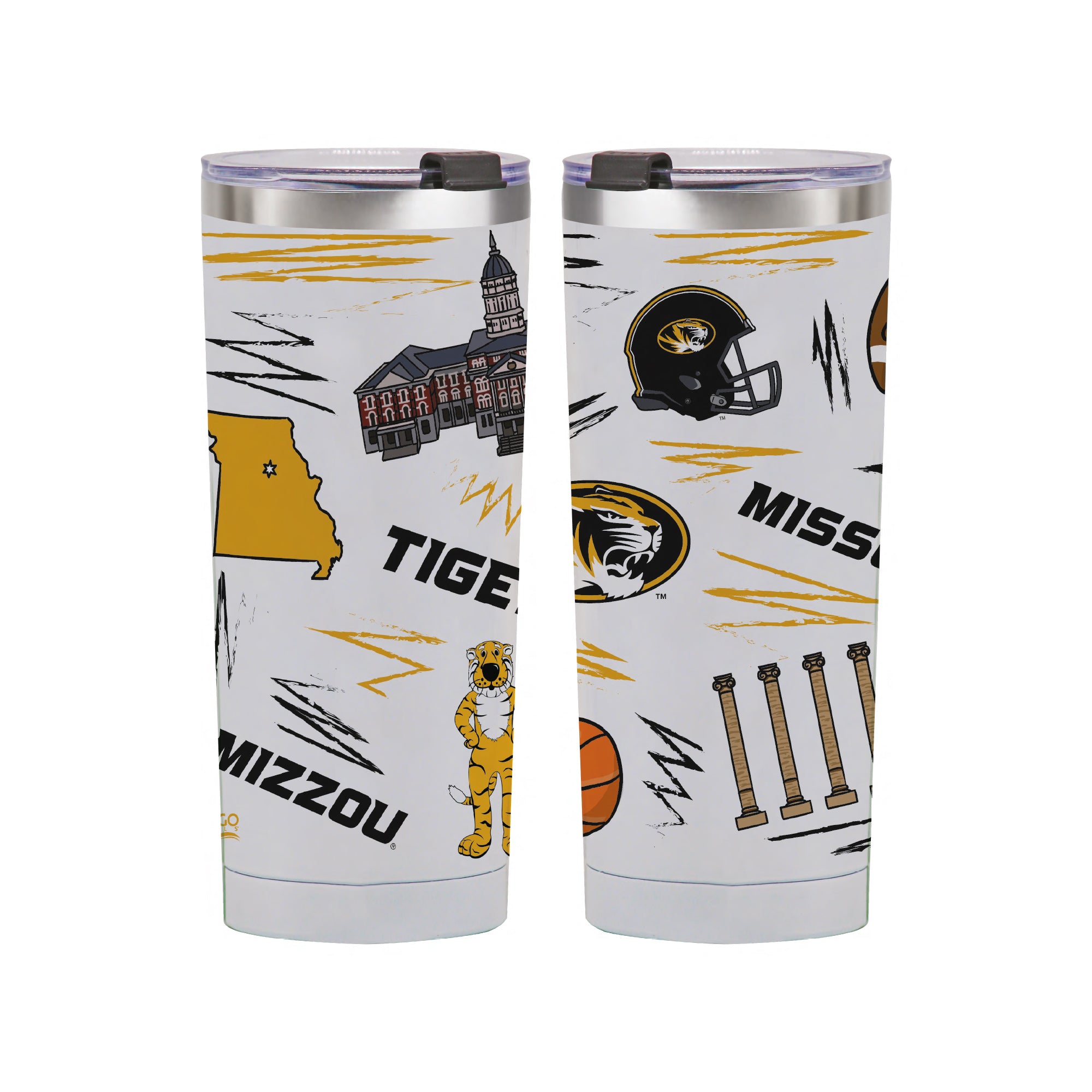 Missouri Tigers 24oz Local Stainless Steel Tumbler