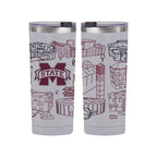 Mississippi State Bulldogs 24oz Campus Line Art Tumbler