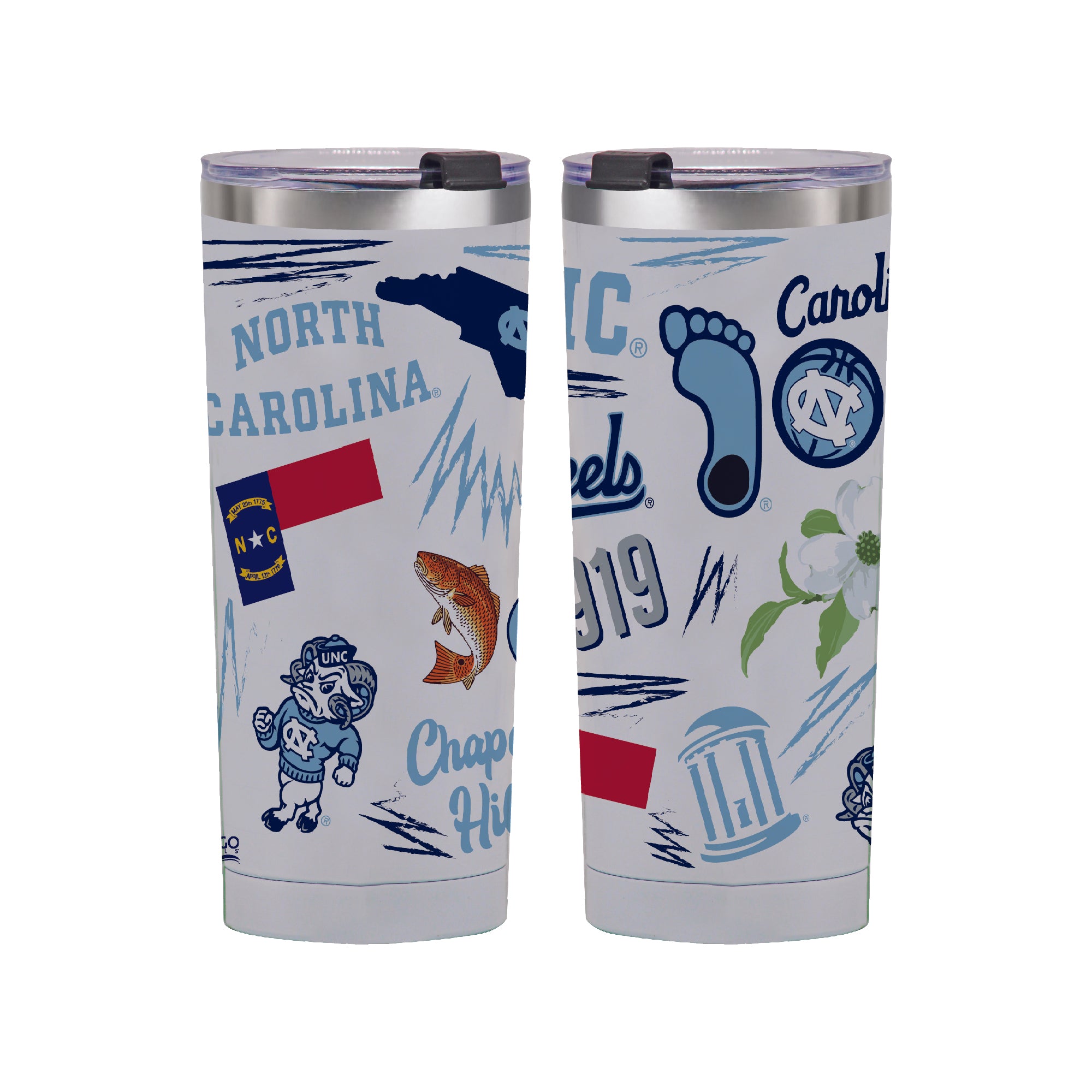 North Carolina Tar Heels 24oz Local Stainless Steel Tumbler