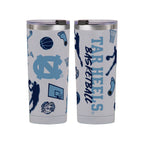 24oz North Carolina Tar Heels Basketball Sketch Tumbler