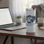 North Carolina Tar Heels Mascot by Laura Wilcox 24oz Stainless Steel Tumbler
