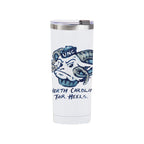 North Carolina Tar Heels Mascot by Laura Wilcox 24oz Stainless Steel Tumbler