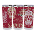 Oklahoma Sooners 24oz Dia de los Muertos Tumbler
