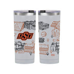 Oklahoma State Cowboys 24oz Campus Line Art Tumbler