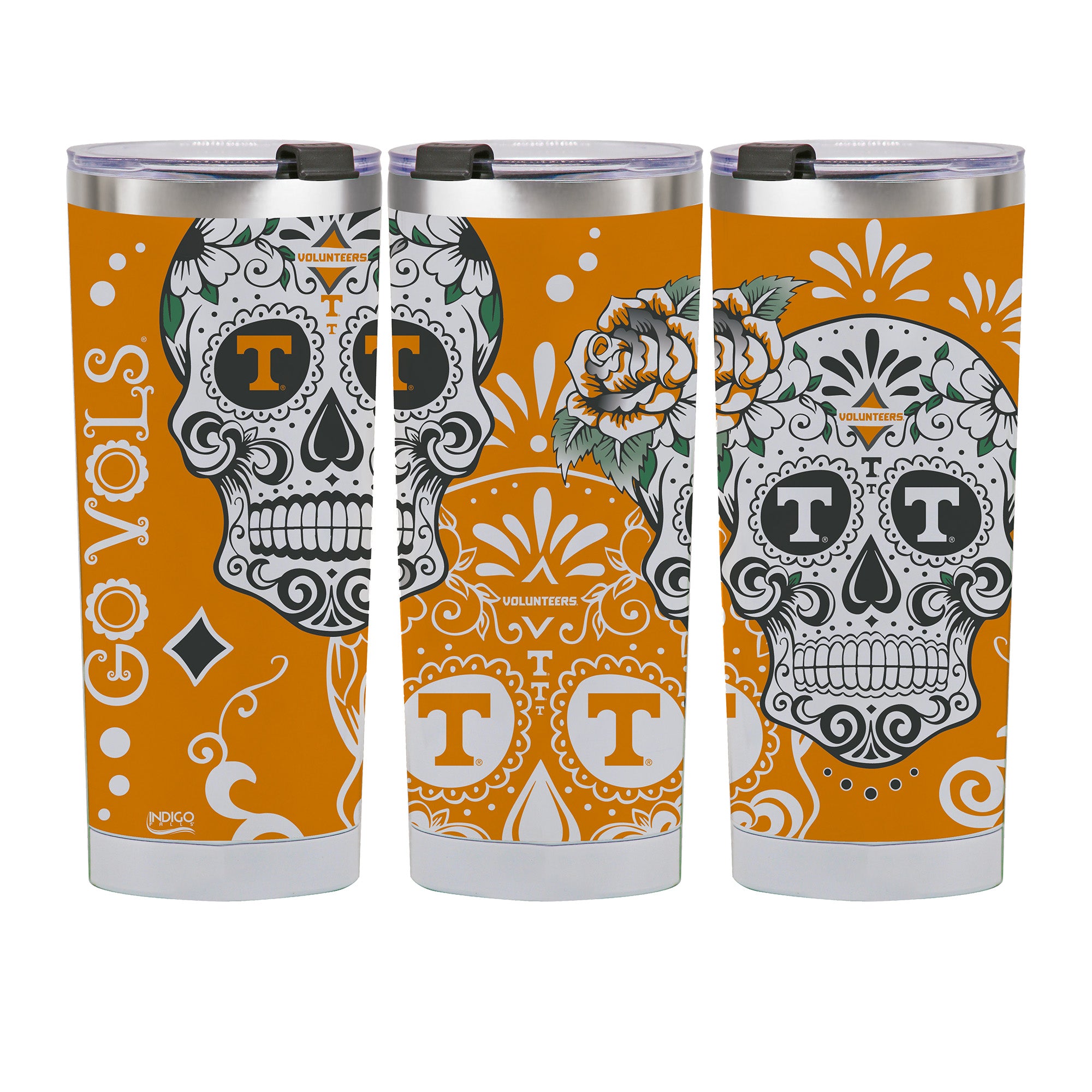 Tennessee Volunteers 24oz Dia de los Muertos Tumbler