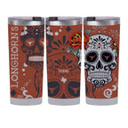 Texas Longhorns 24oz Dia de los Muertos Tumbler