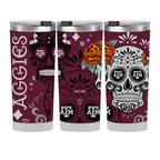 Texas A&M Aggies 24oz Dia de los Muertos Tumbler
