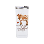 Texas Longhorns Mascot by Laura Wilcox 24oz Stainless Steel Tumbler