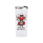 Texas Tech Red Raiders Mascot by Laura Wilcox 24oz Stainless Steel Tumbler