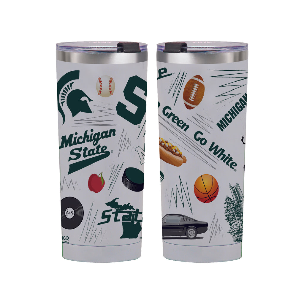 Michigan State Spartans 24oz Local Stainless Steel Tumbler