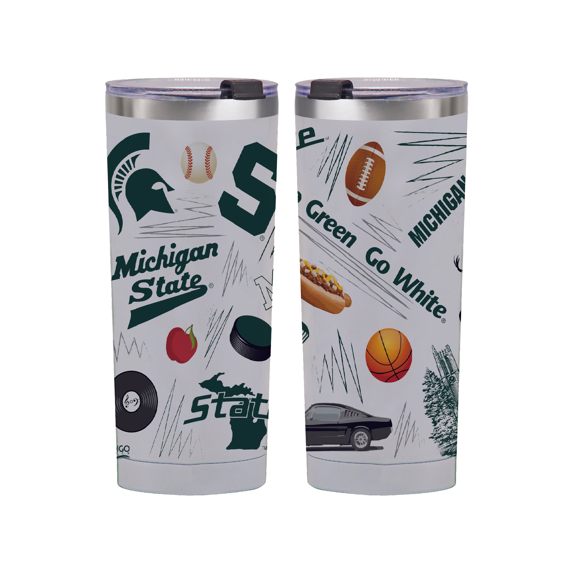 Michigan State Spartans 24oz Local Stainless Steel Tumbler