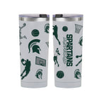 24oz Michigan State Spartans Basketball Sketch Tumbler