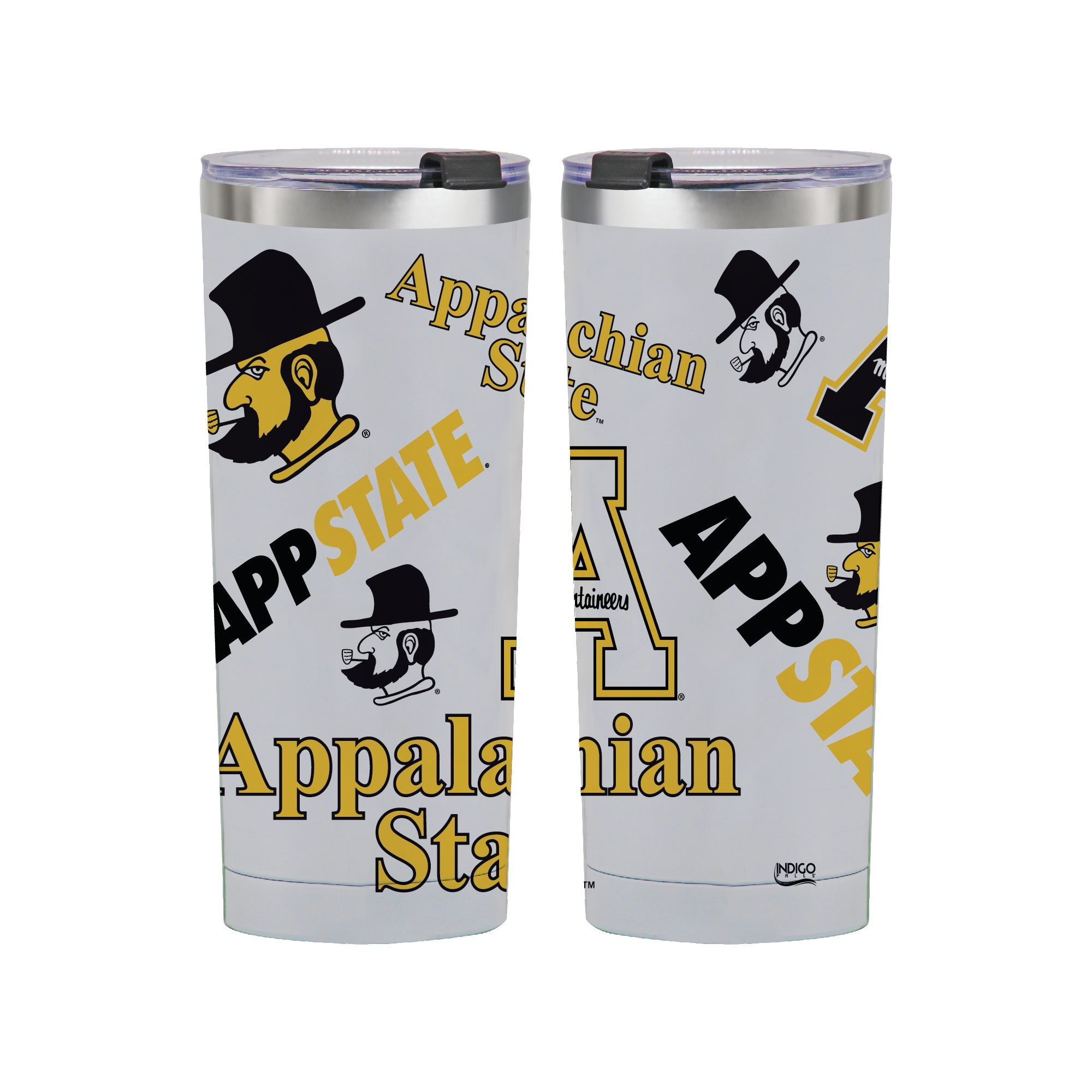 24oz App State Mountaineers Medley Stainless Steel Tumbler
