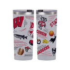 Wisconsin Badgers 24oz Local Stainless Steel Tumbler