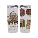 24oz Wisconsin Badgers Laura Wilcox University Collection Stainless Tumbler
