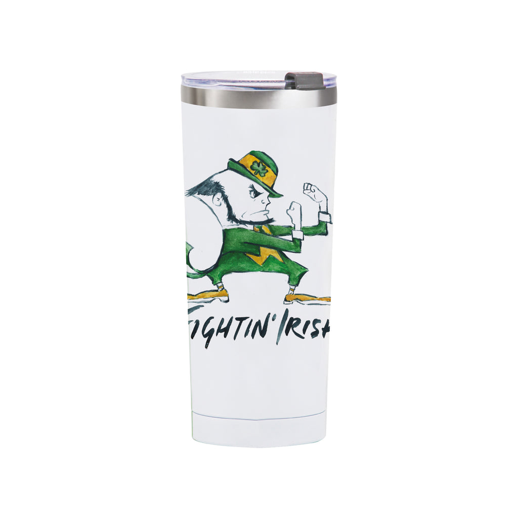 Notre Dame Fighting Irish Mascot by Laura Wilcox 24oz Stainless Steel Tumbler
