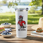 NC State Wolfpack Mascot by Laura Wilcox 24oz Stainless Steel Tumbler