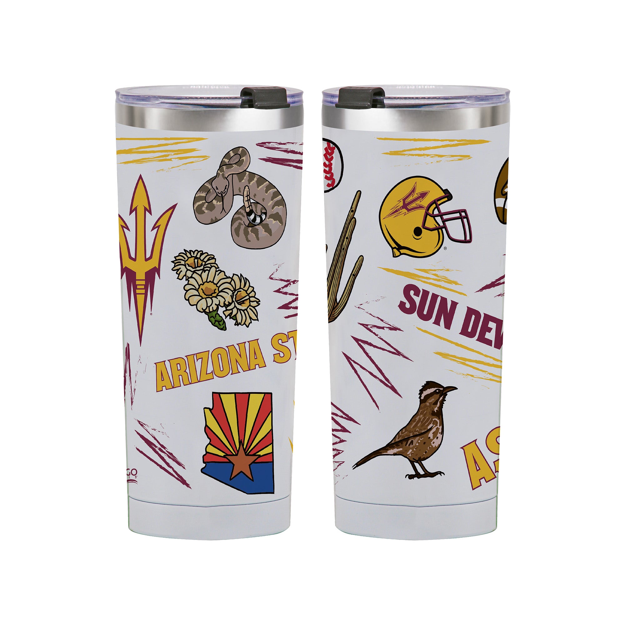 Arizona State Sun Devils 24oz Local Stainless Steel Tumbler