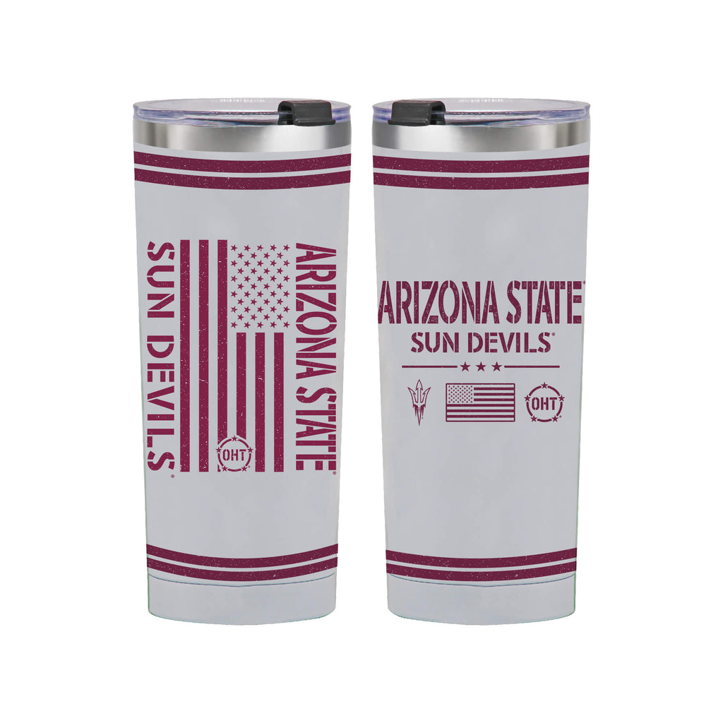Arizona State Sun Devils 24oz OHT flag tumbler 