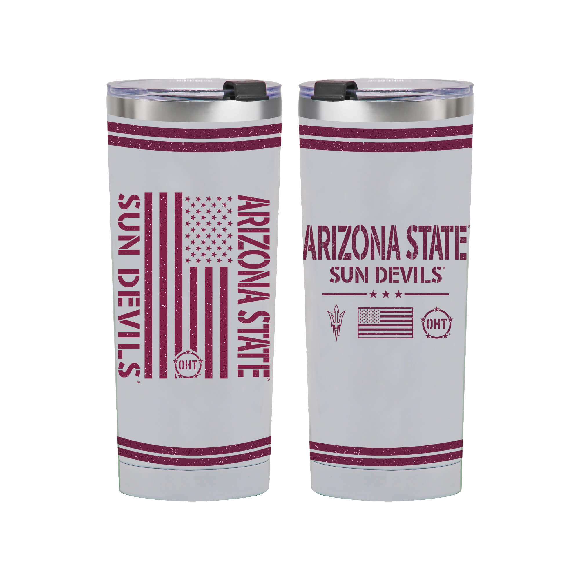 24oz Arizona State Sun Devils OHT TC Flag Tumbler